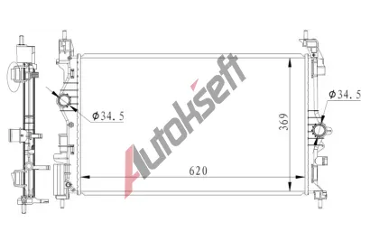 NRF Chladi vody NRF 59272, 59272