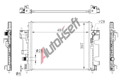 NRF Chladi vody NRF 59274, 59274
