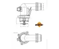 NRF Termostat chladiva EASY FIT NRF 725001, 725001