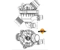 NRF Termostat chladiva NRF 725004, 725004
