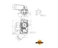 NRF Termostat chladiva EASY FIT NRF 725010, 725010
