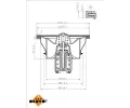 NRF Termostat chladiva EASY FIT NRF 725013, 725013