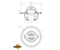 NRF Termostat chladiva EASY FIT NRF 725016, 725016