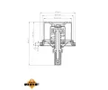 NRF Termostat chladiva EASY FIT NRF 725029, 725029