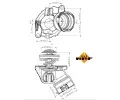 NRF Termostat chladiva EASY FIT NRF 725032, 725032