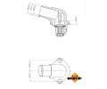 NRF Termostat chladiva EASY FIT NRF 725037, 725037