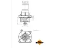 NRF Termostat chladiva EASY FIT NRF 725046, 725046