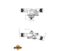 NRF Termostat chladiva EASY FIT NRF 725050, 725050