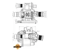 NRF Termostat chladiva EASY FIT NRF 725058, 725058