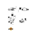 NRF Termostat chladiva EASY FIT NRF 725059, 725059