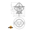 NRF Termostat chladiva EASY FIT NRF 725060, 725060