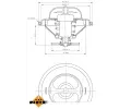 NRF Termostat chladiva EASY FIT NRF 725073, 725073