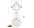 NRF Termostat chladiva EASY FIT NRF 725077, 725077