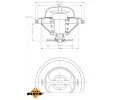 NRF Termostat chladiva EASY FIT NRF 725086, 725086