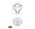 NRF Termostat chladiva EASY FIT NRF 725090, 725090