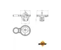NRF Termostat chladiva EASY FIT NRF 725094, 725094