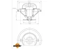 NRF Termostat chladiva EASY FIT NRF 725096, 725096