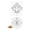 NRF Termostat chladiva EASY FIT NRF 725098, 725098