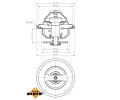 NRF Termostat chladiva EASY FIT NRF 725100, 725100