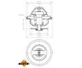 NRF Termostat chladiva EASY FIT NRF 725117, 725117