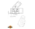 NRF Termostat chladiva EASY FIT NRF 725122, 725122