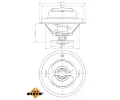 NRF Termostat chladiva EASY FIT NRF 725123, 725123