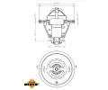 NRF Termostat chladiva EASY FIT NRF 725124, 725124