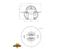 NRF Termostat chladiva EASY FIT NRF 725129, 725129