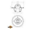 NRF Termostat chladiva EASY FIT NRF 725136, 725136