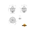 NRF Termostat chladiva EASY FIT NRF 725143, 725143