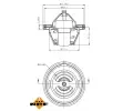 NRF Termostat chladiva EASY FIT NRF 725154, 725154