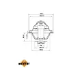 NRF Termostat chladiva EASY FIT NRF 725162, 725162