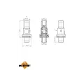 NRF Termostat chladiva EASY FIT NRF 725175, 725175