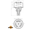 NRF Termostat chladiva NRF 725177, 725177