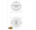 NRF Termostat chladiva EASY FIT NRF 725181, 725181