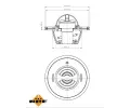 NRF Termostat chladiva EASY FIT NRF 725183, 725183