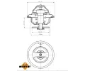 NRF Termostat chladiva EASY FIT NRF 725186, 725186