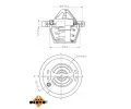 NRF Termostat chladiva EASY FIT NRF 725187, 725187