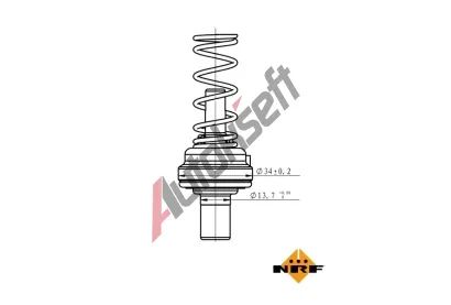 NRF Termostat chladiva EASY FIT NRF 725195, 725195