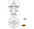 NRF Termostat chladiva EASY FIT NRF 725199, 725199