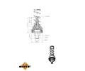 NRF Termostat chladiva EASY FIT NRF 725204, 725204