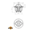 NRF Termostat chladiva EASY FIT NRF 725205, 725205