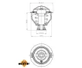 NRF Termostat chladiva EASY FIT NRF 725209, 725209
