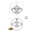 NRF Termostat chladiva EASY FIT NRF 725210, 725210