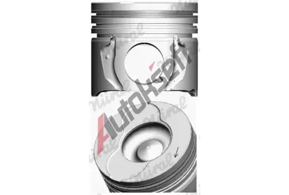 NÜRAL Píst NRL 87-424100-00, 87-424100-00 NÜRAL Píst NRL 87-424100-00, 87-424100-00