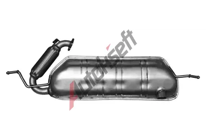 NOVAK Zadní tlumič výfuku NVK 44.700P, 44.700P NOVAK Zadní tlumič výfuku NVK 44.700P, 44.700P