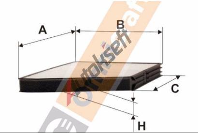 Omnicraft Filtr vzduchu v interiru OMC 2135452, 2135452