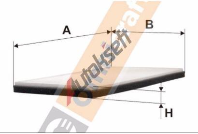 Omnicraft Filtr vzduchu v interiéru OMC 2135551, 2135551 Omnicraft Filtr vzduchu v interiéru OMC 2135551, 2135551