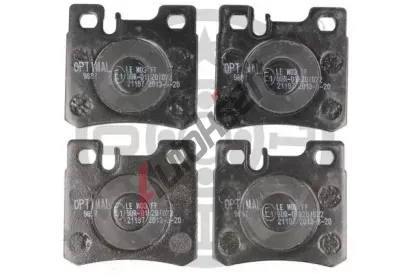 OPTIMAL Sada brzdových destiček OPT BP-09657, BP-09657 OPTIMAL Sada brzdových destiček OPT BP-09657, BP-09657