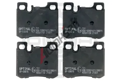 OPTIMAL Sada brzdovch destiek OPT BP-09876, BP-09876
